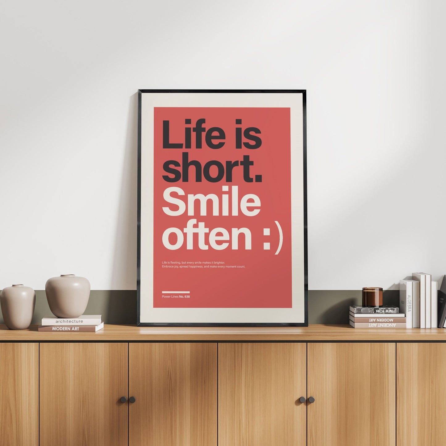パワーライン コレクション 638「Life is short. Smile often :)」 - Ink Jp