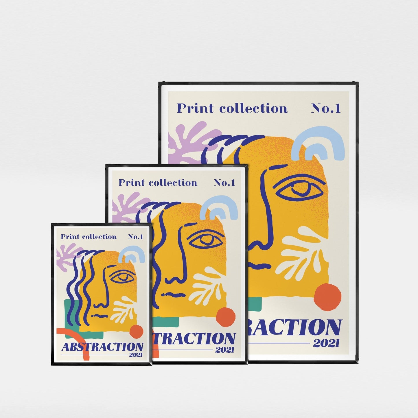 アブストラクトポスター 「Abstraction N1」 - Ink Jp