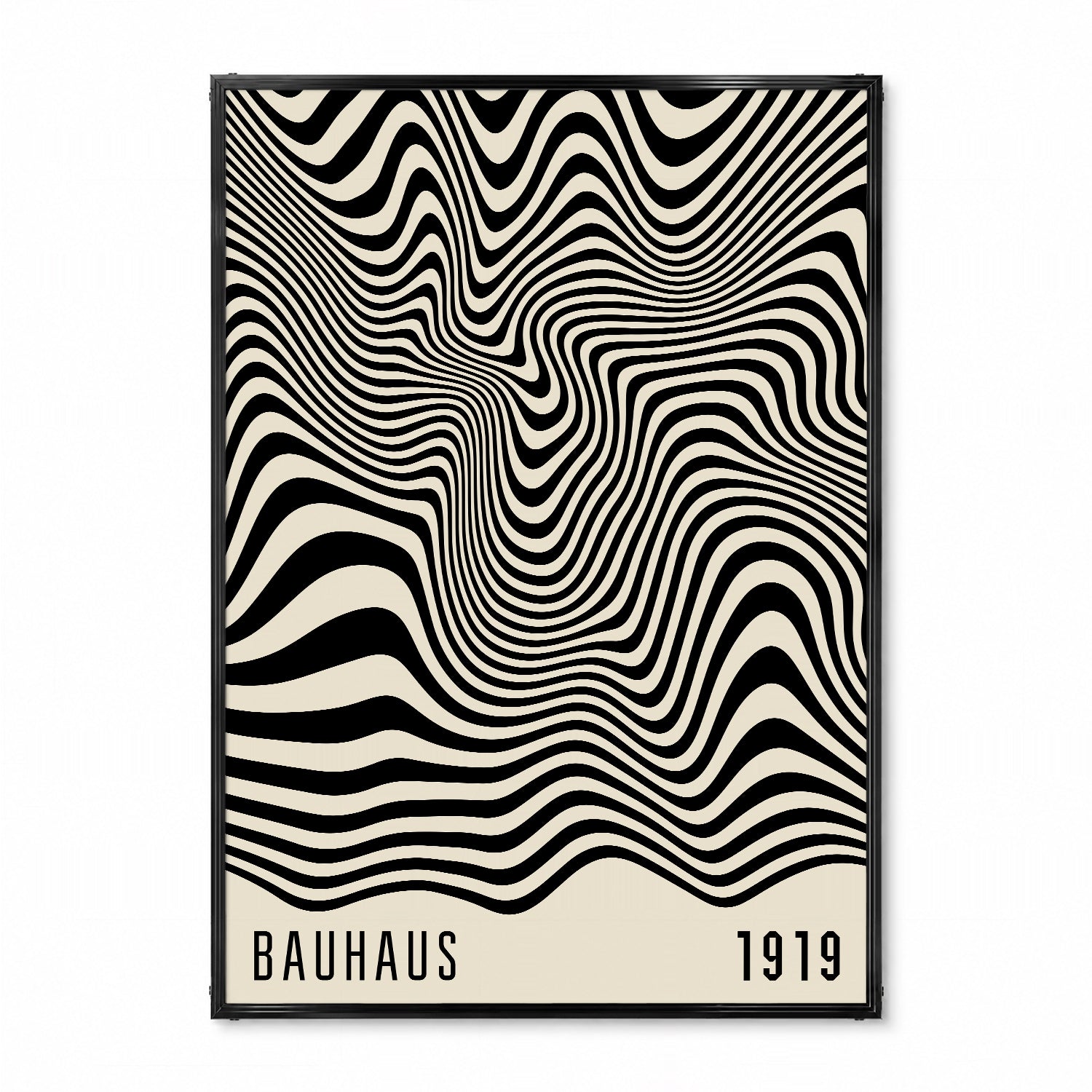 BAUHAUS Mono Wave 1919」バウハウスデザインポスター – Ink Jp