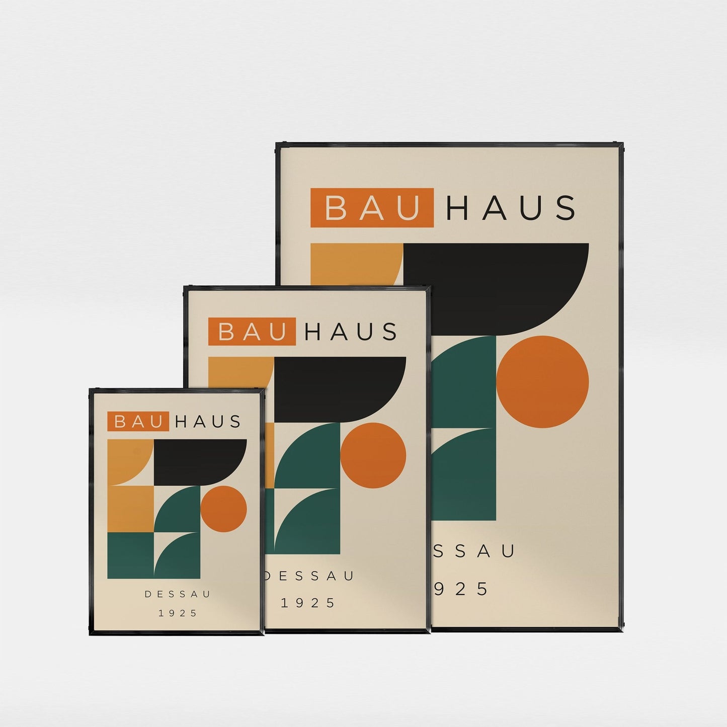 バウハウス DESSAU 1925 デザインポスター - Ink Jp