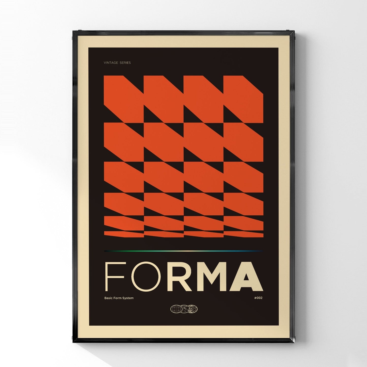 「FORMA」アブストラクトポスター02 - Ink Jp