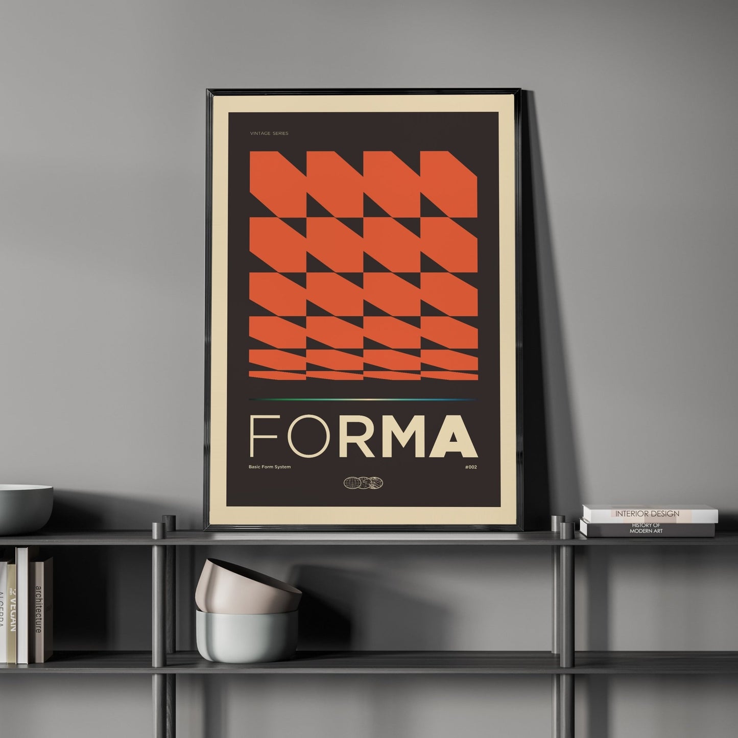 「FORMA」アブストラクトポスター02 - Ink Jp