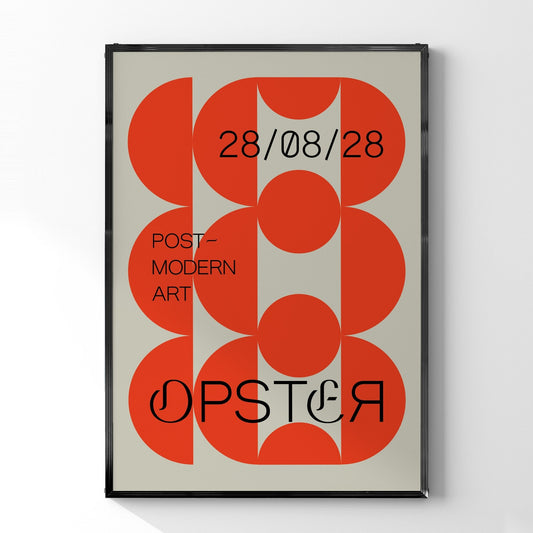 「OPSTER」グラフィックアートポスター - Ink Jp