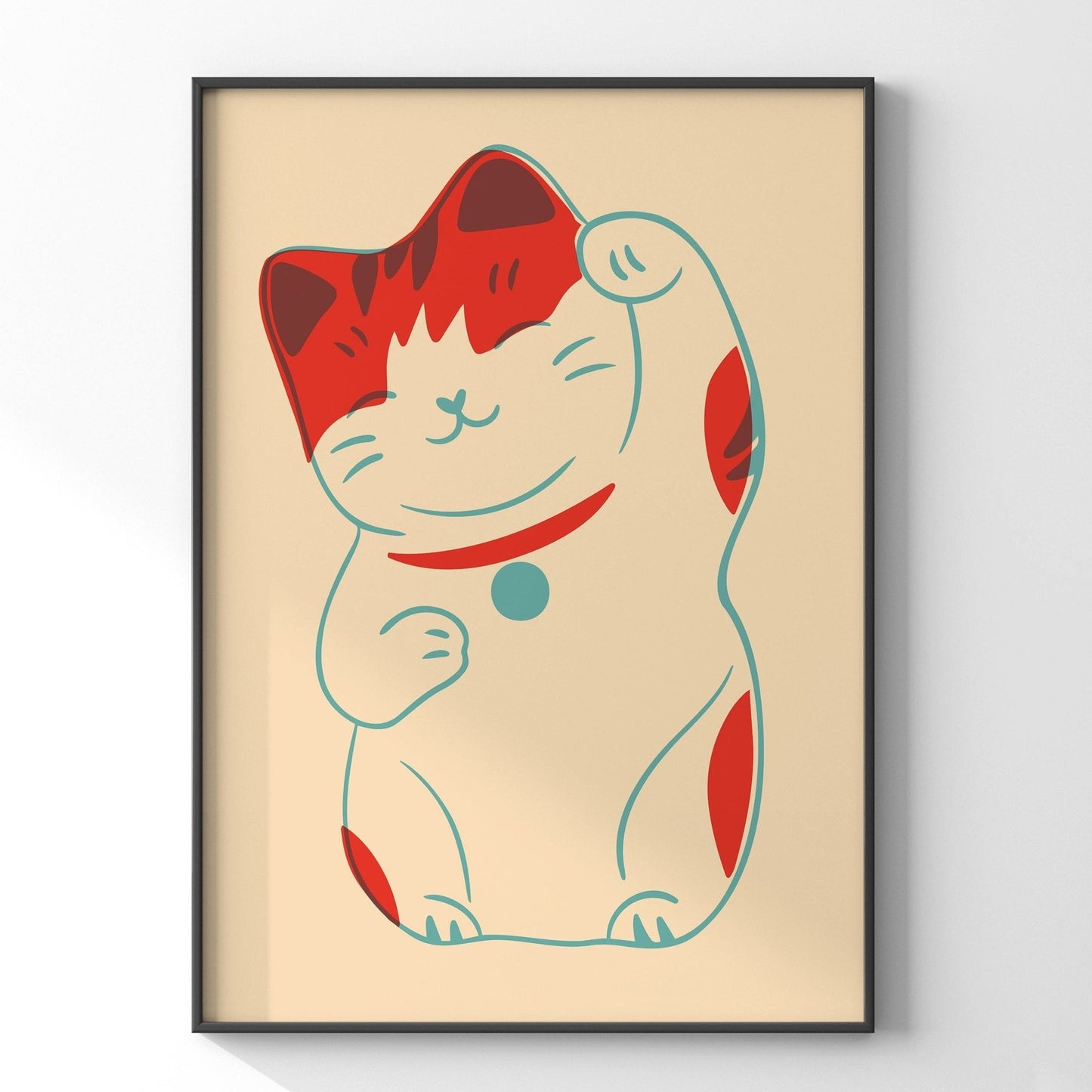 まねき猫アートポスター - Ink Jp