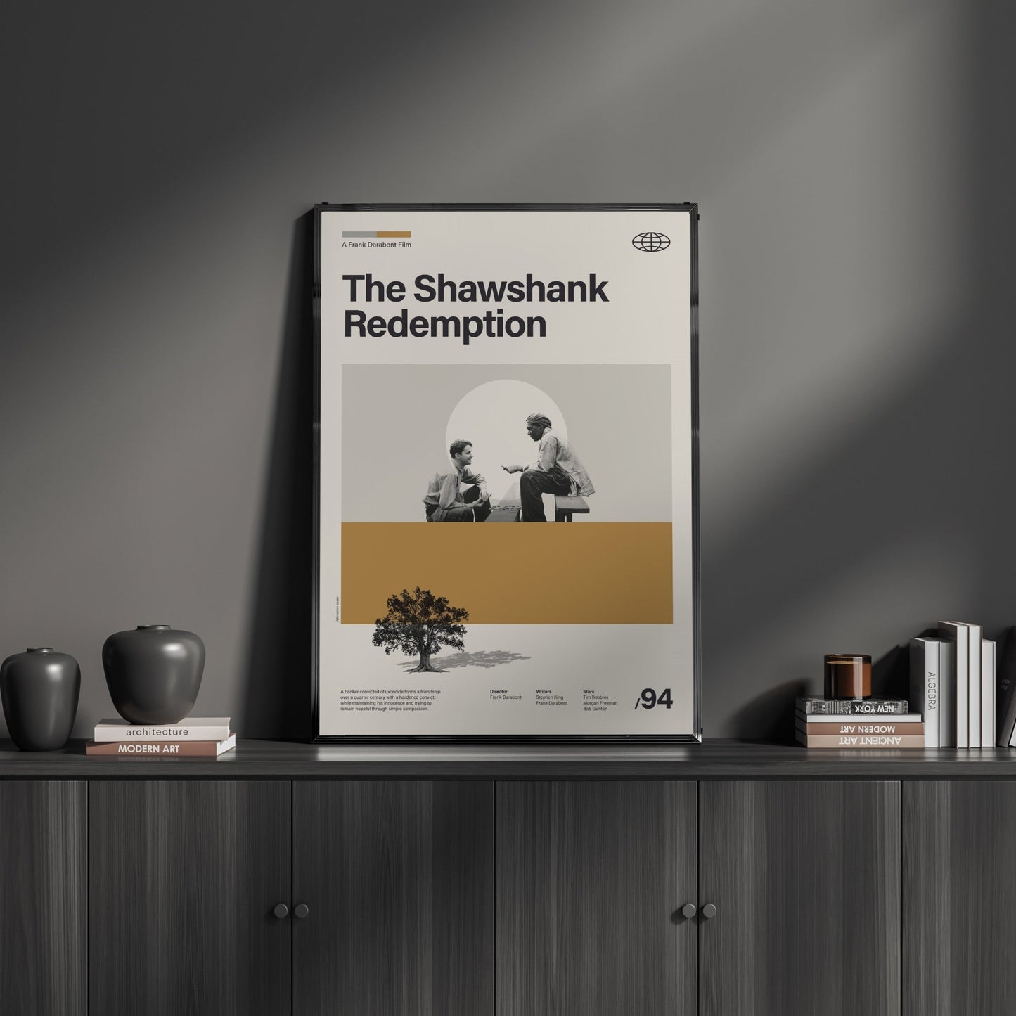「ショーシャンクの空に」ミニマリストアートポスター - Ink Jp