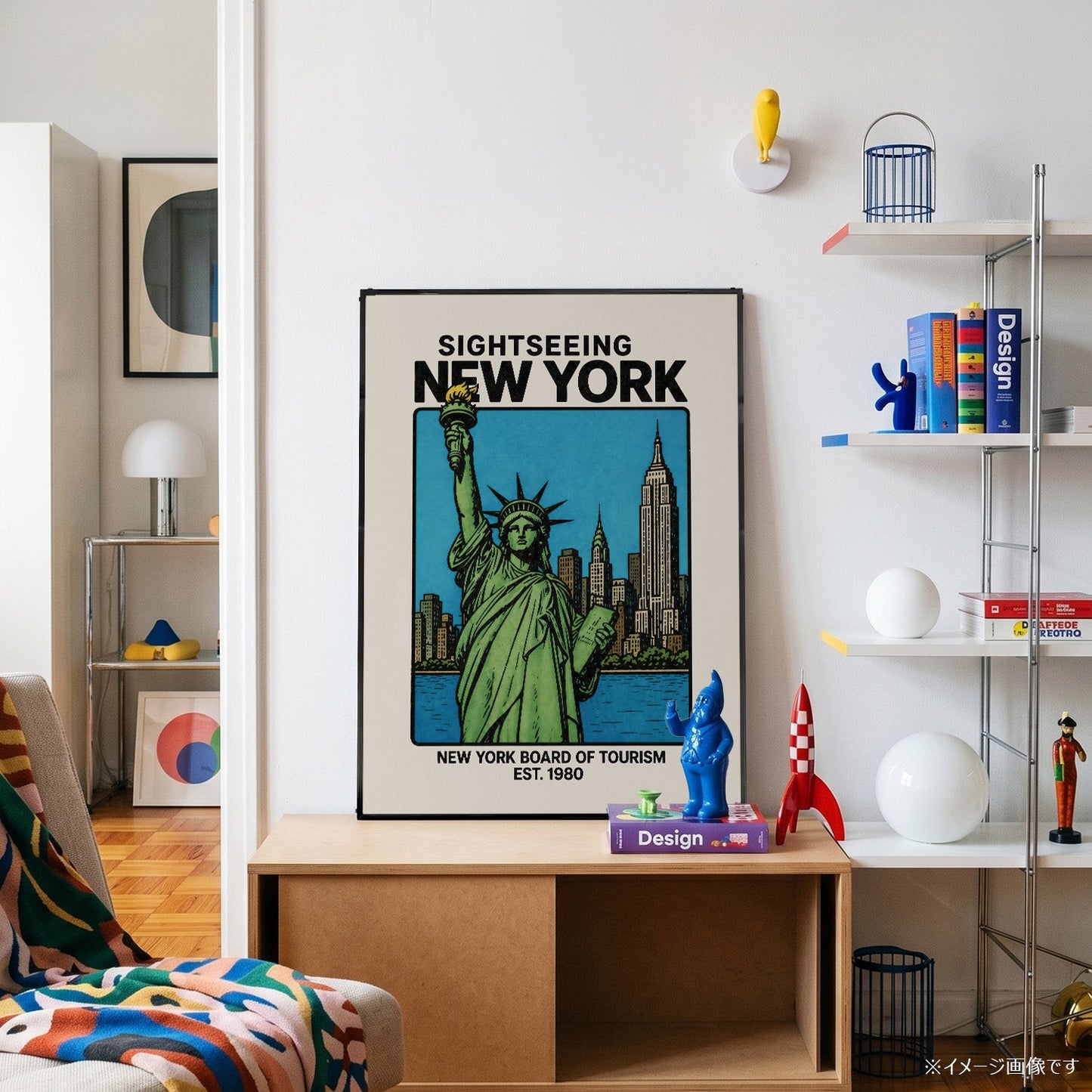 「SIGHTSEEING NEW YORK」ヴィンテージトラベルポスター - Ink Jp