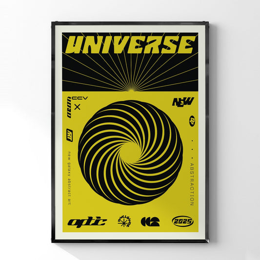 「UNIVERSE」グラフィックアートポスター - Ink Jp
