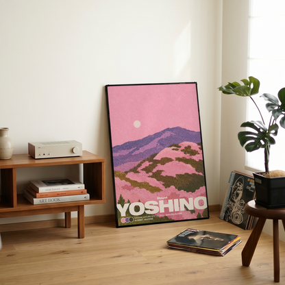 「Mount YOSHINO」ヴィンテージトラベルポスター