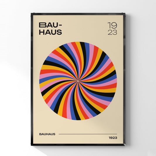 バウハウス1923デザインポスター - Ink Jp