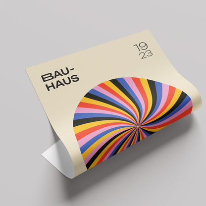 バウハウス1923デザインポスター - Ink Jp