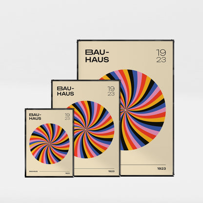 バウハウス1923デザインポスター - Ink Jp