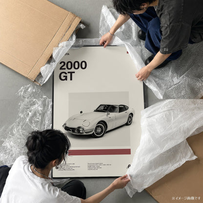 2000 GT ミニマリストアートポスター - Ink Jp