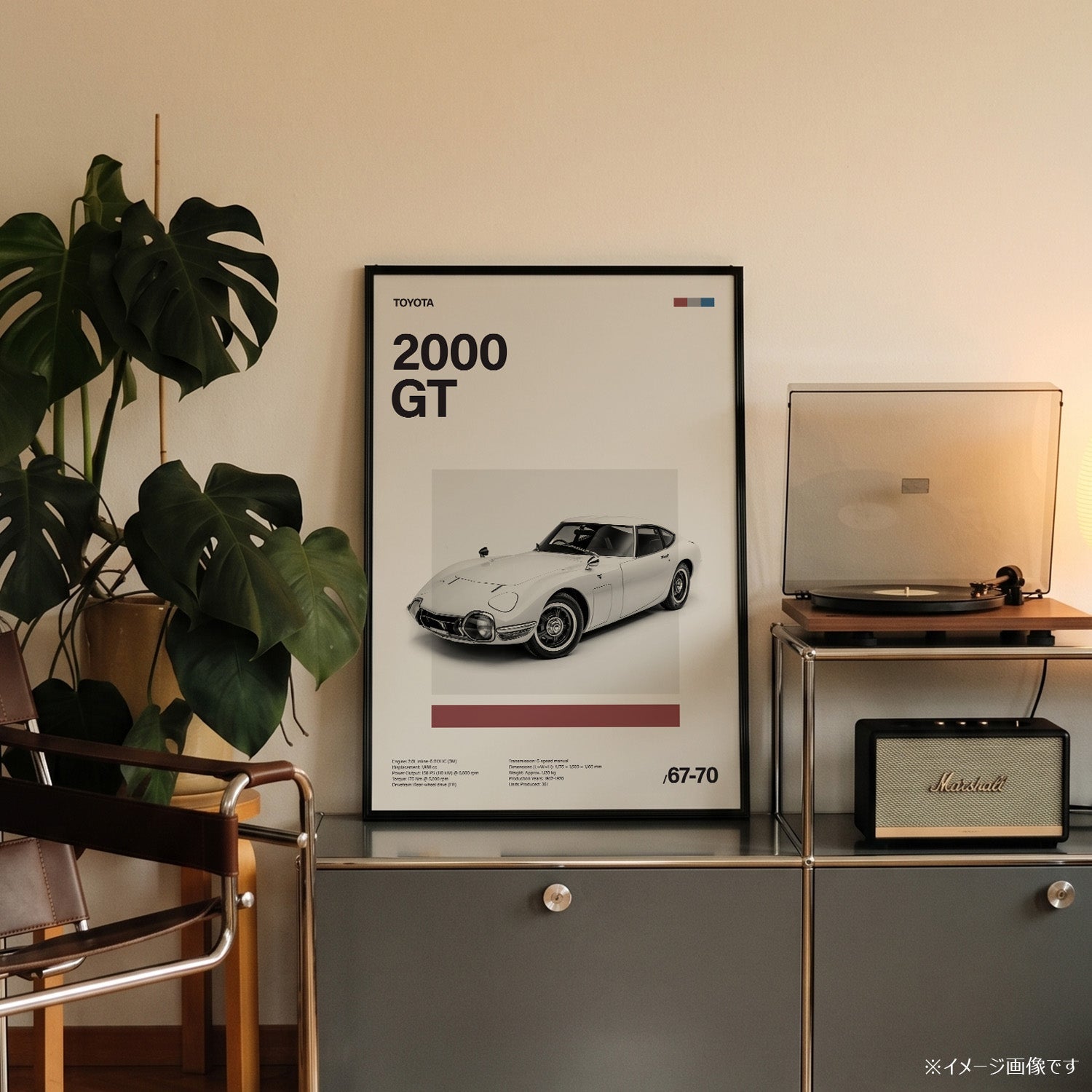 2000 GT ミニマリストアートポスター - Ink Jp