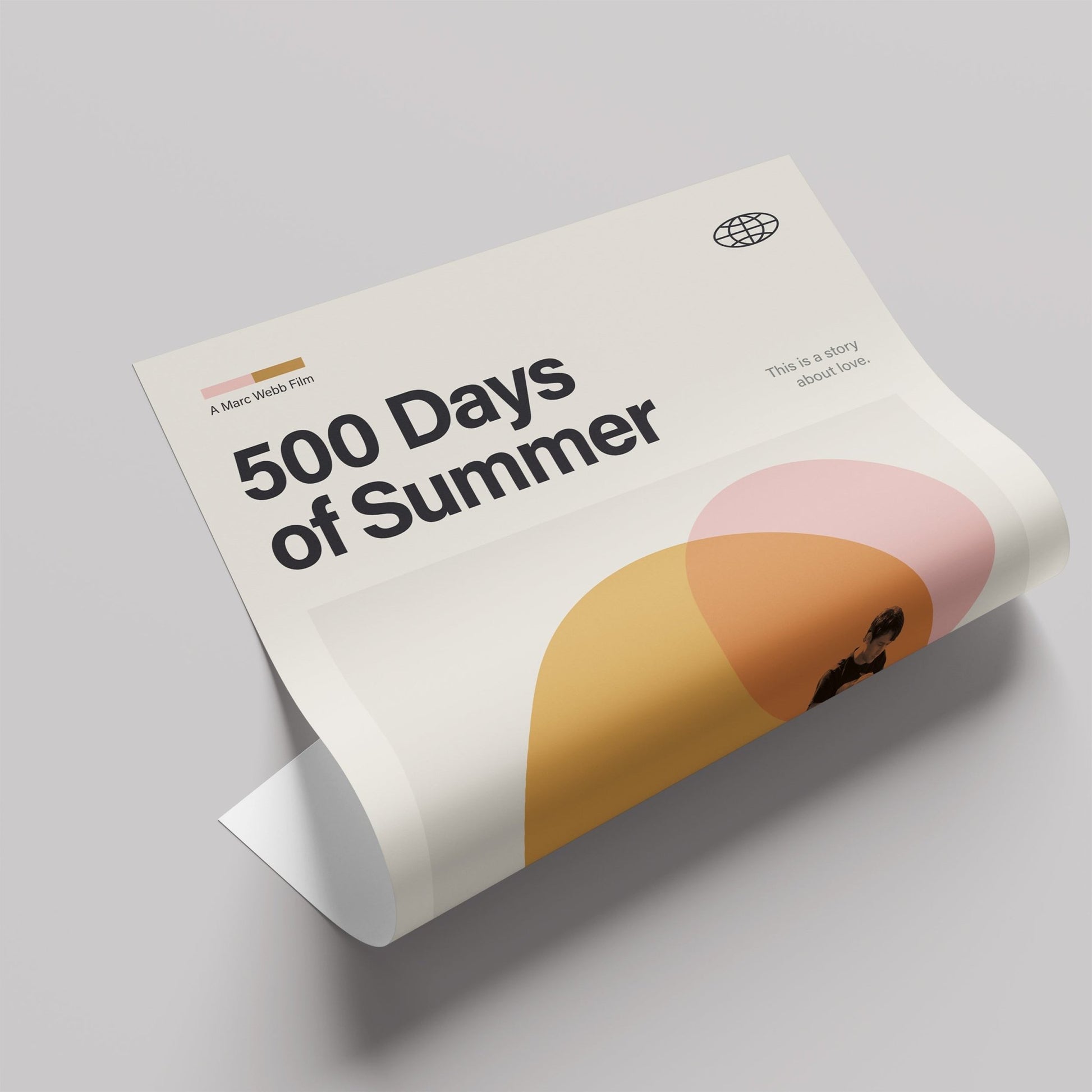 「500日のサマー」ミニマリストアートポスター - Ink Jp