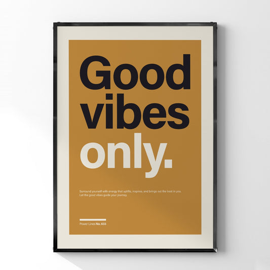 パワーライン コレクション 633「Good vibes only」 - Ink Jp