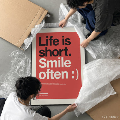 パワーライン コレクション 638「Life is short. Smile often :)」 - Ink Jp