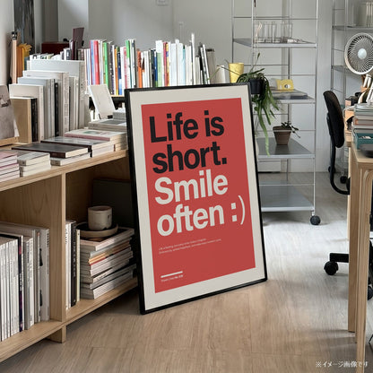 パワーライン コレクション 638「Life is short. Smile often :)」 - Ink Jp