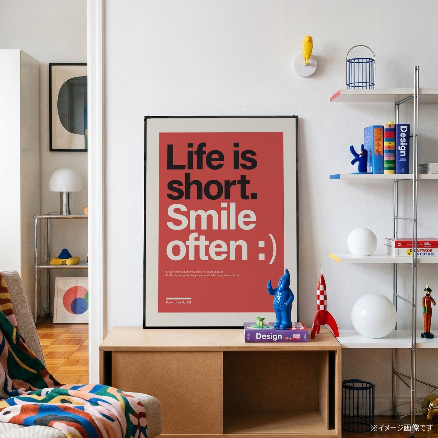 パワーライン コレクション 638「Life is short. Smile often :)」 - Ink Jp
