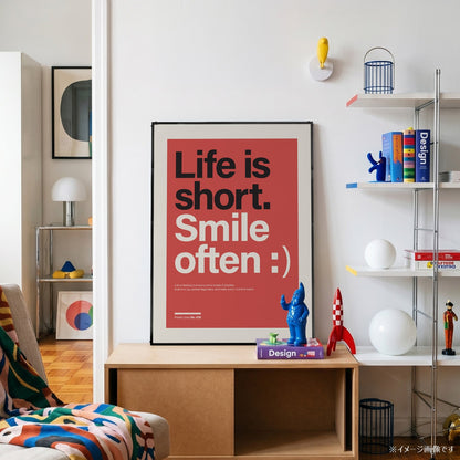パワーライン コレクション 638「Life is short. Smile often :)」 - Ink Jp