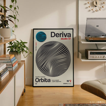 「Deriva Orbita No.2」グラフィックアートポスター
