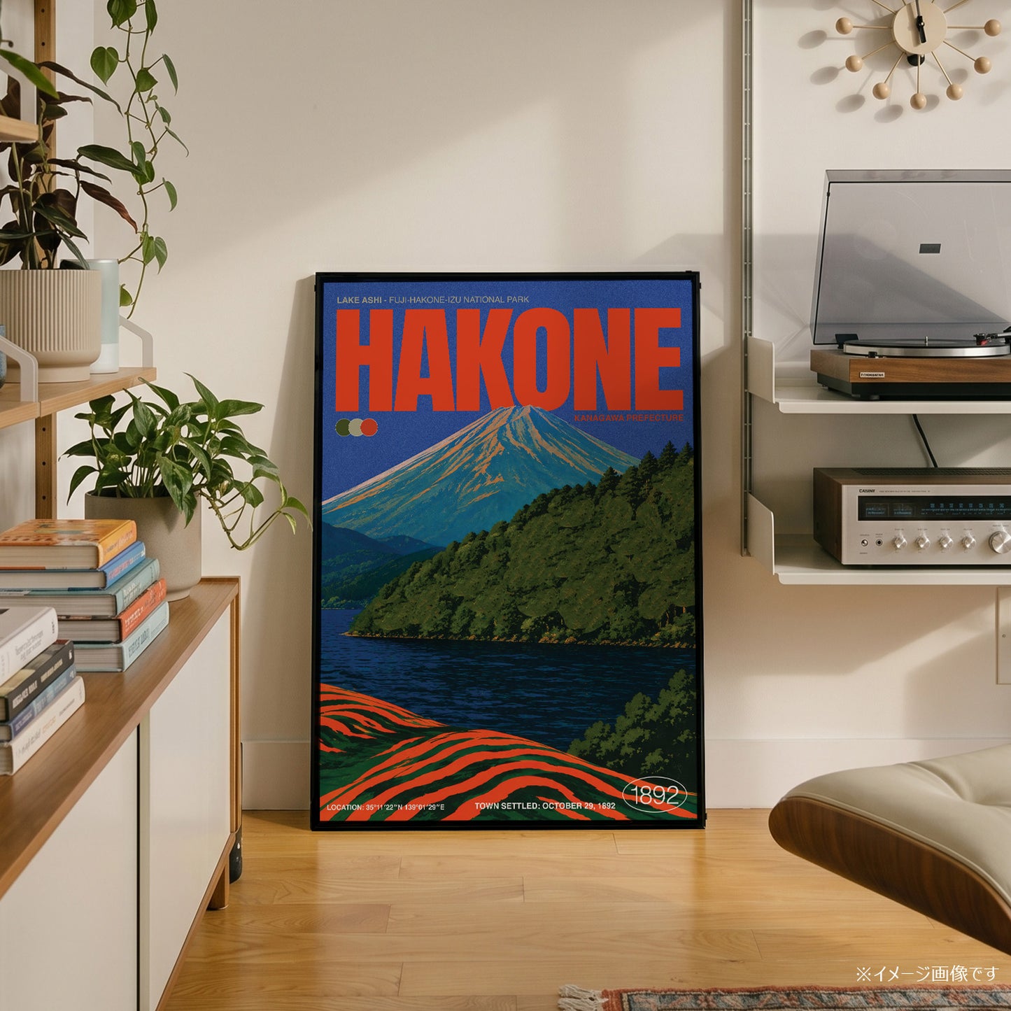 「HAKONE 1892」ヴィンテージトラベルポスター