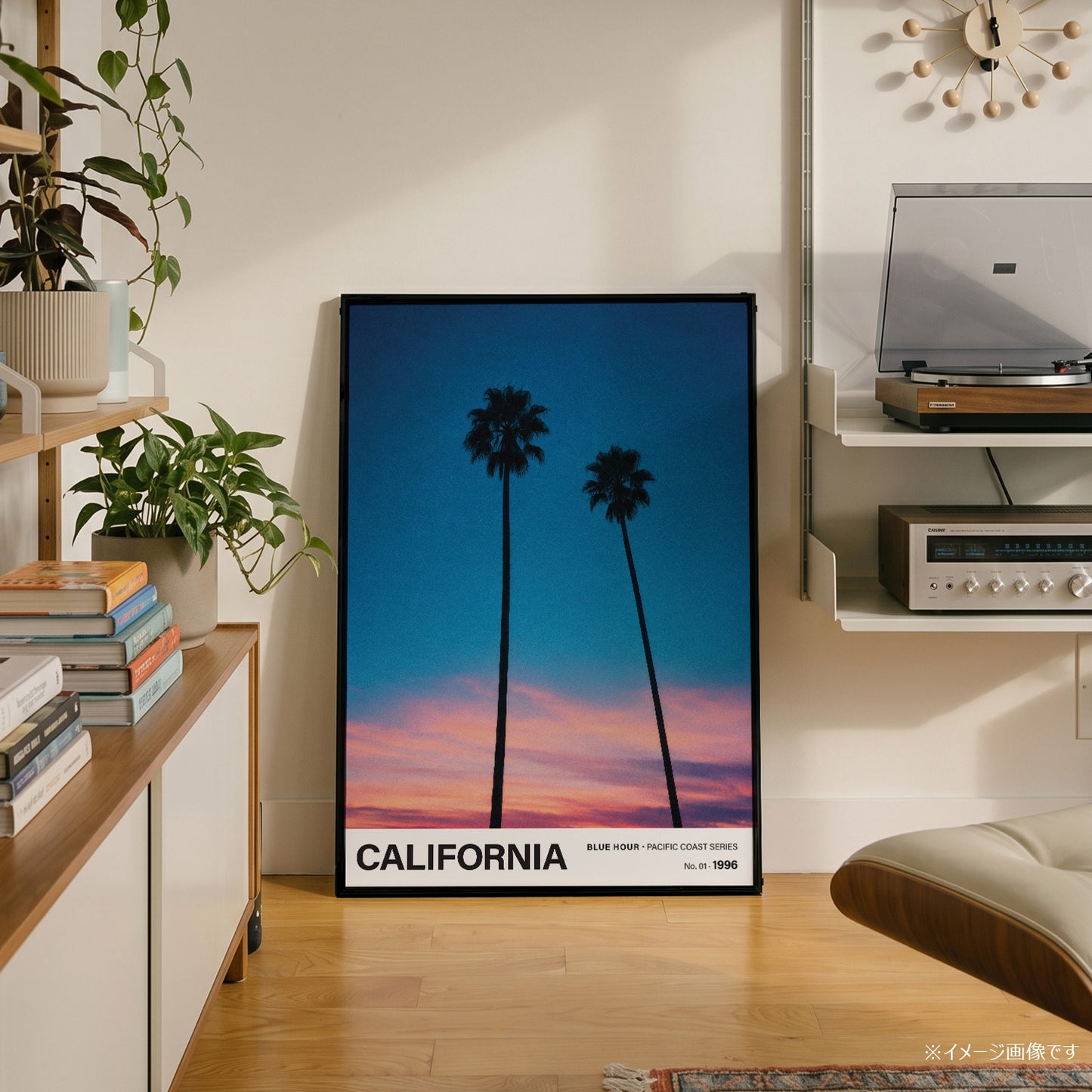 「CALIFORNIA Blue Hour」トラベルフォトポスター