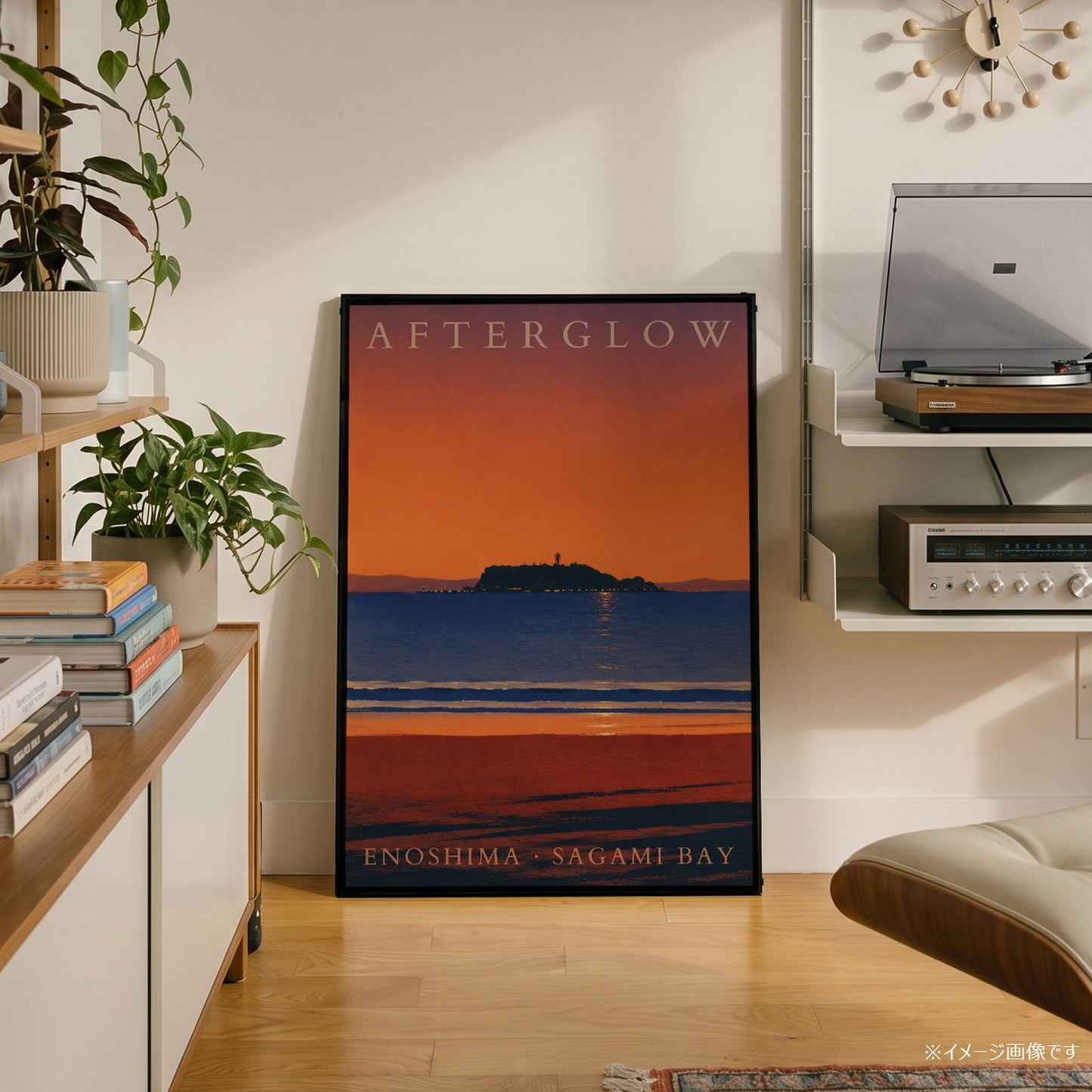 「AFTERGLOW Enoshima」トラベルポスター