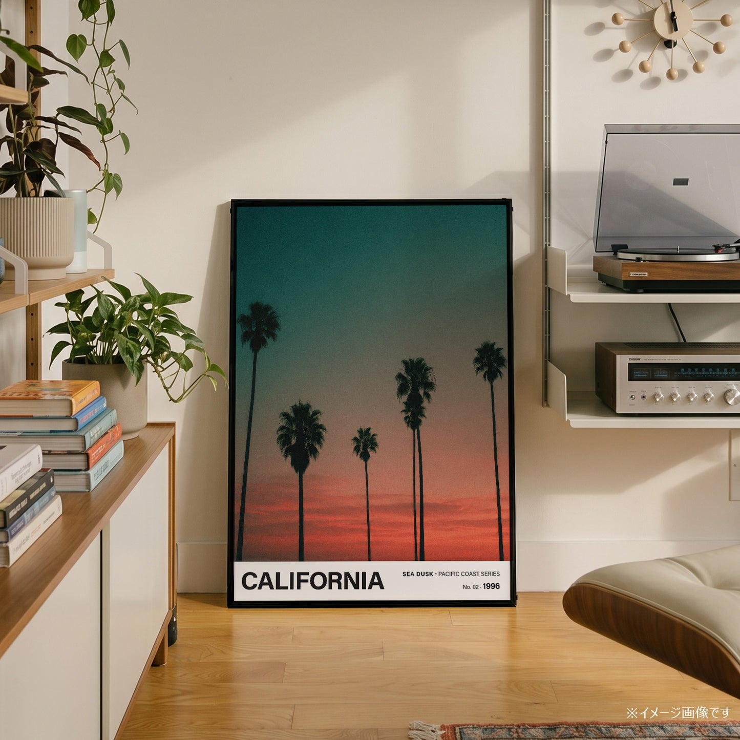 「CALIFORNIA Sea Dusk」トラベルフォトポスター