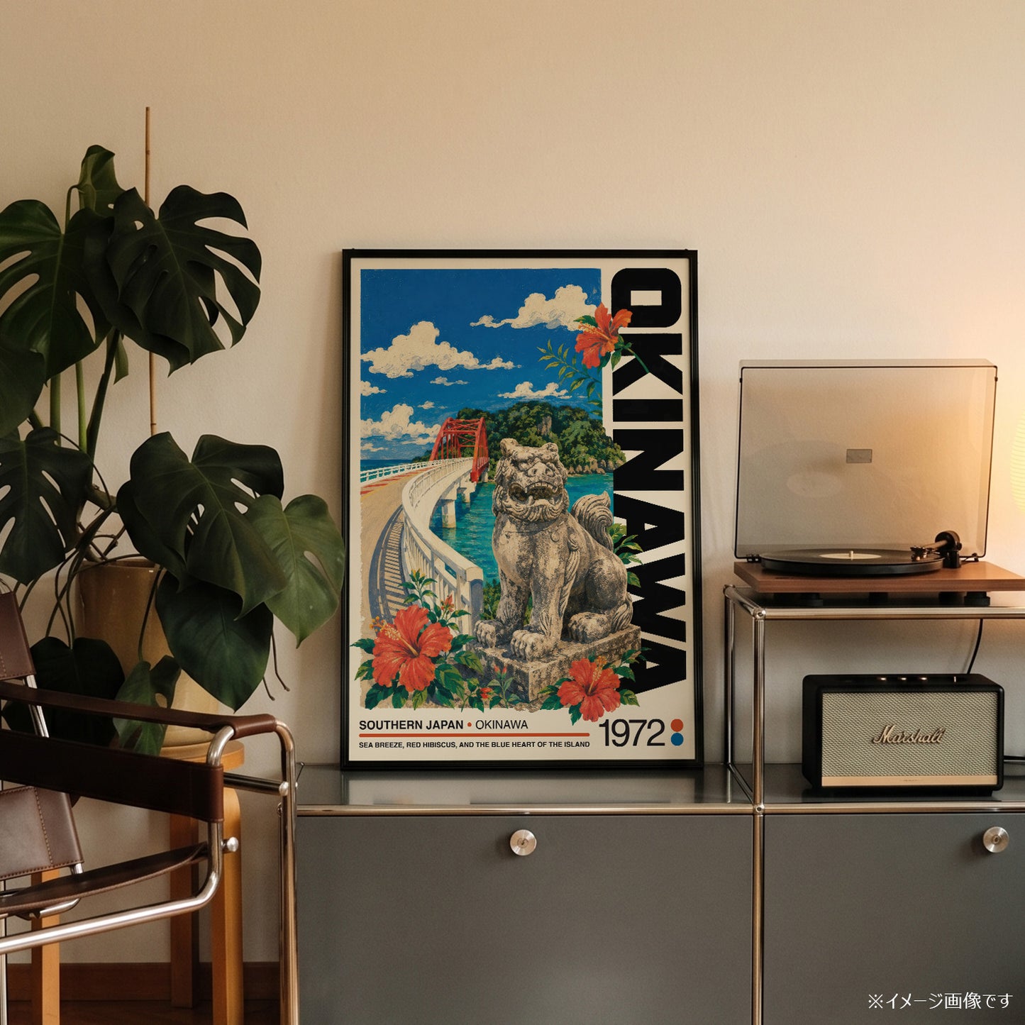 「OKINAWA 1972」トラベルポスター