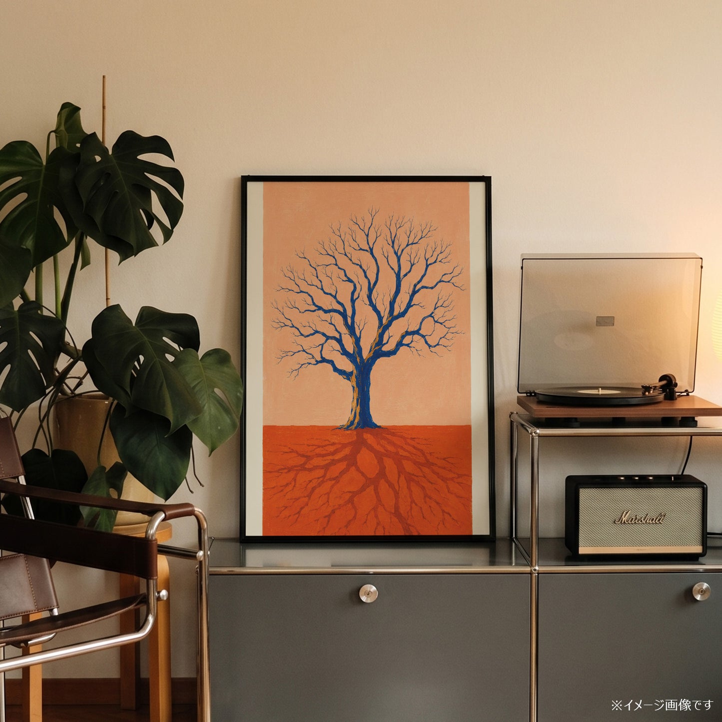 「Blue Tree Roots」ボタニカルアートポスター