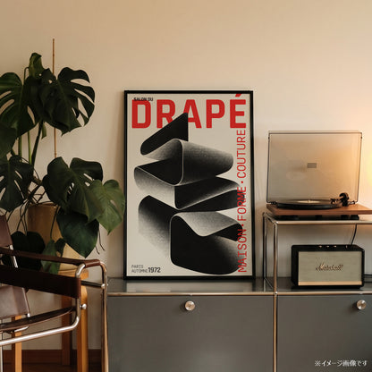 「SALON DU DRAPÉ」ヴィンテージファッションポスター
