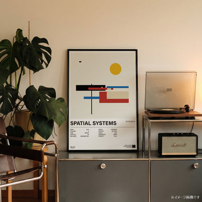 「SPATIAL SYSTEMS Study 04」グラフィックアートポスター
