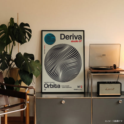 「Deriva Orbita No.2」グラフィックアートポスター