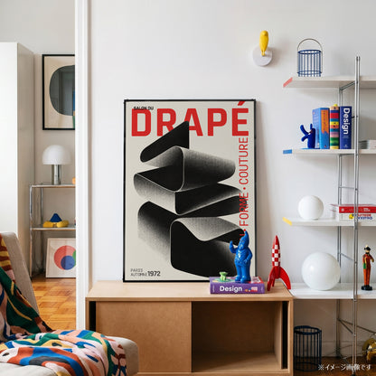「SALON DU DRAPÉ」ヴィンテージファッションポスター