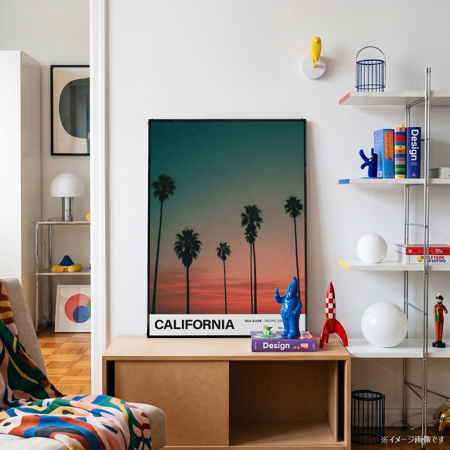 「CALIFORNIA Sea Dusk」トラベルフォトポスター