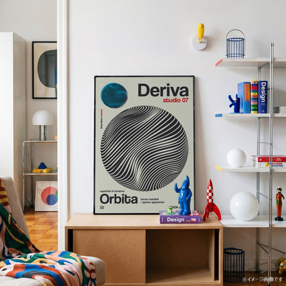 「Deriva Orbita No.2」グラフィックアートポスター