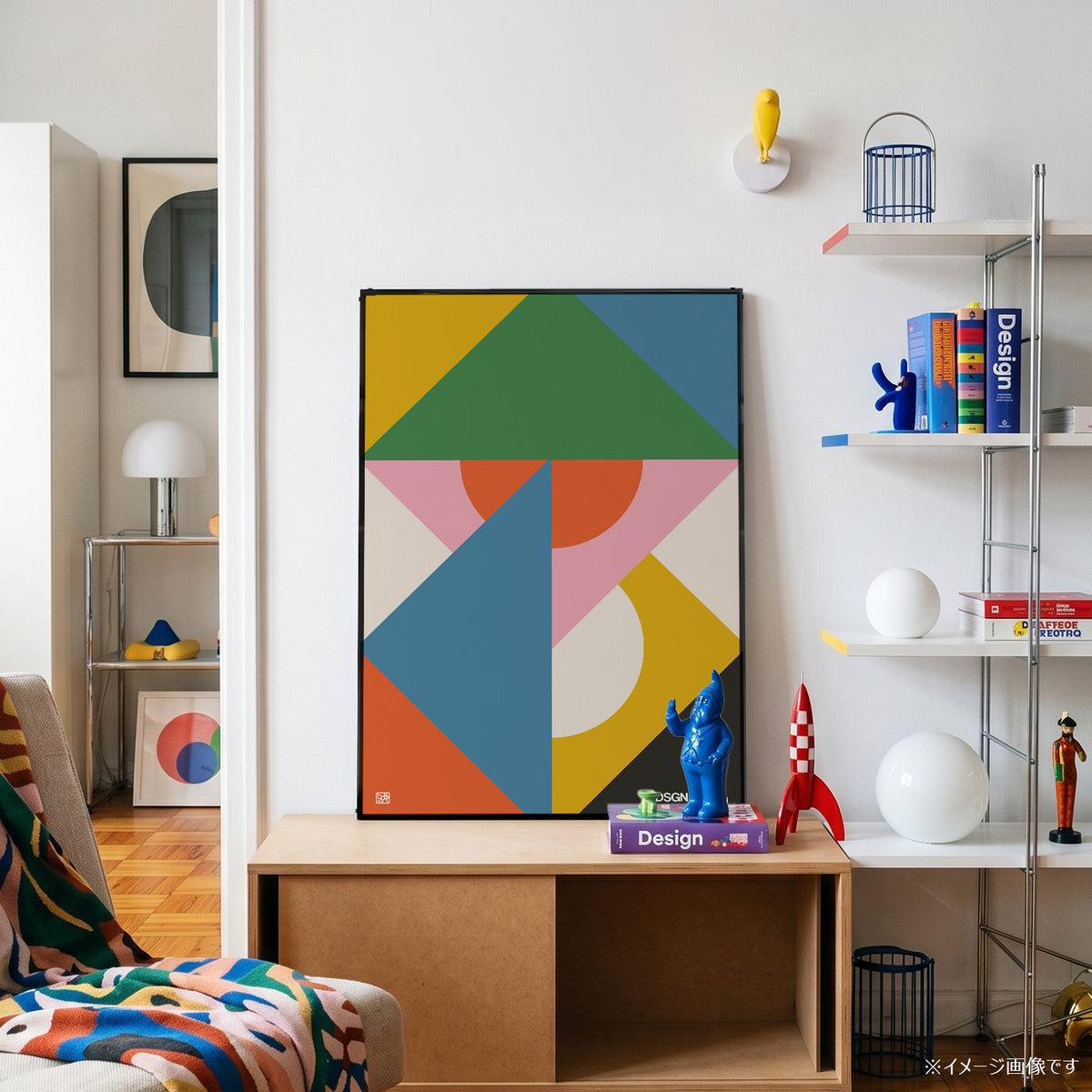 「DSGN Laboratory Tangram」グラフィックアートポスター