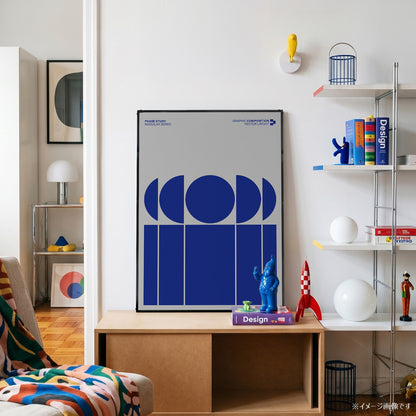 「PHASE STUDY」グラフィックアートポスター