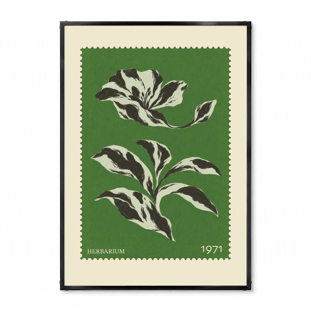 「HERBARIUM 1971」ボタニカルスタンプポスター