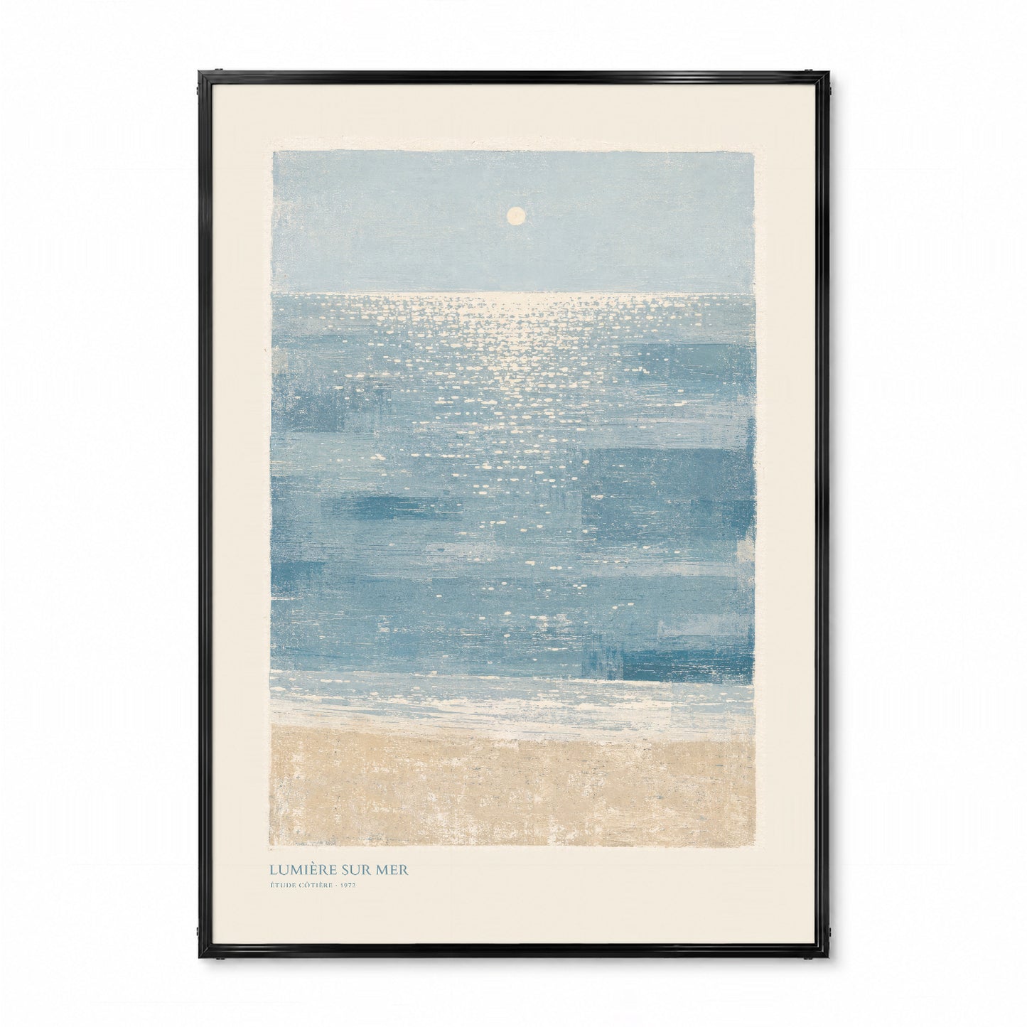 「LUMIÈRE SUR MER」アートプリントポスター