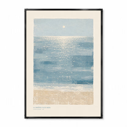 「LUMIÈRE SUR MER」アートプリントポスター