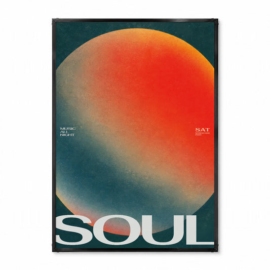 「SOUL」ヴィンテージミュージックポスター
