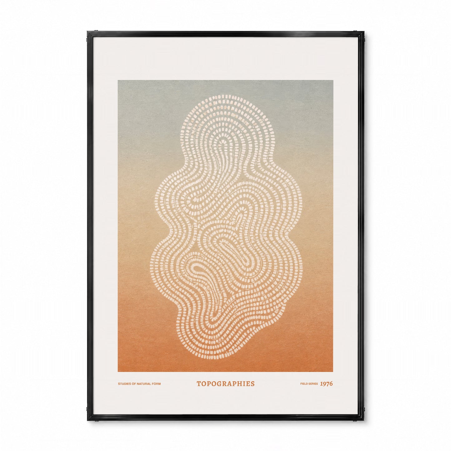 「TOPOGRAPHIES 1976」サイエンスアートポスター