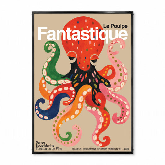 「LE POULPE FANTASTIQUE」グラフィックアートポスター