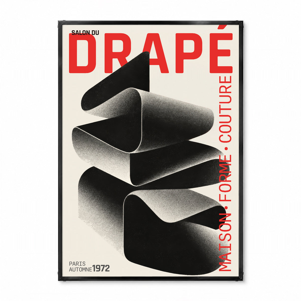 「SALON DU DRAPÉ」ヴィンテージファッションポスター