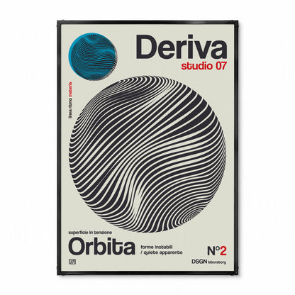 「Deriva Orbita No.2」グラフィックアートポスター