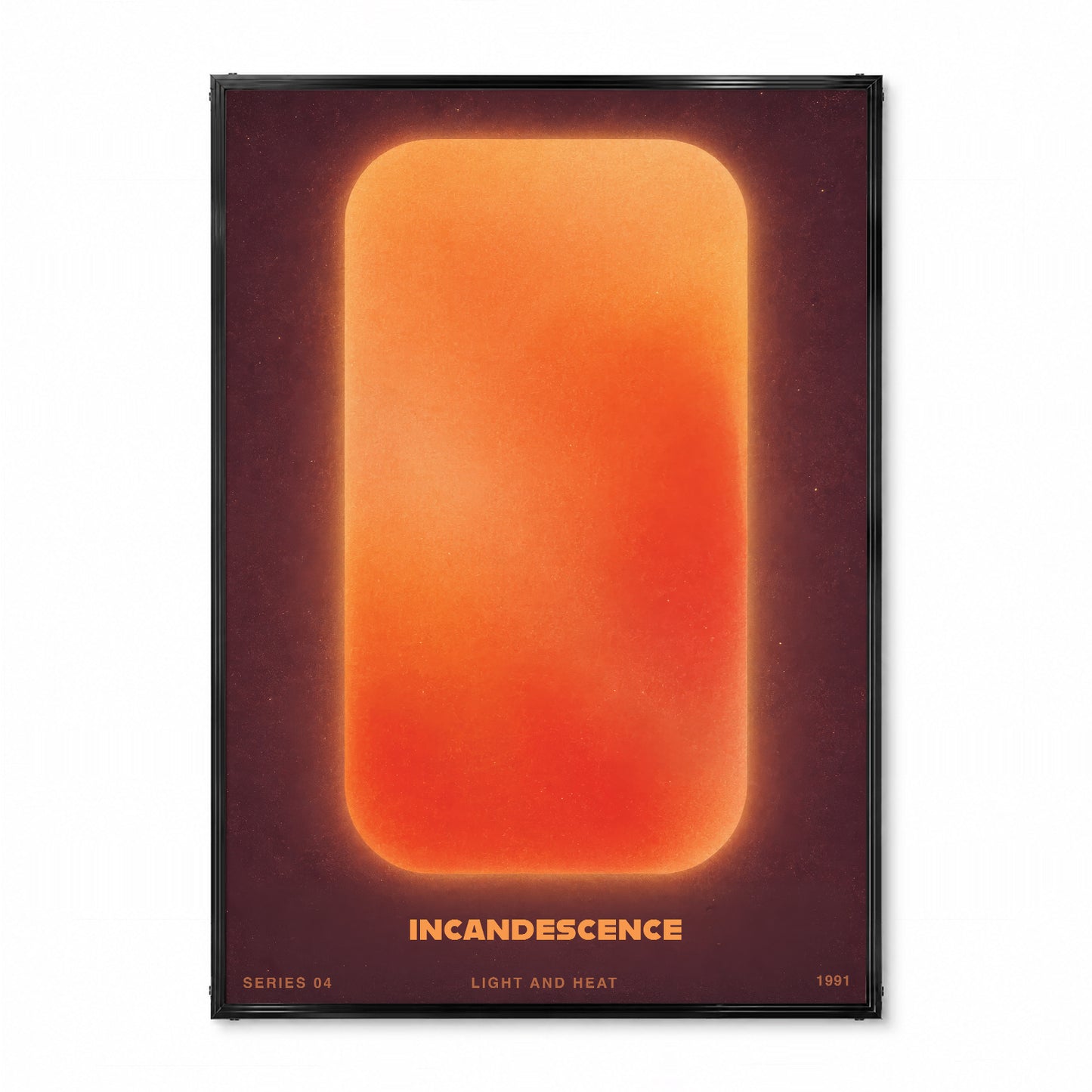 「INCANDESCENCE 1991」サイエンスアートポスター
