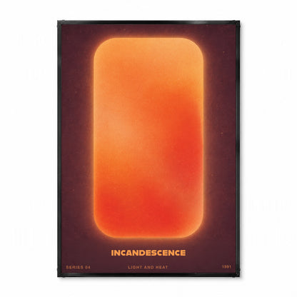 「INCANDESCENCE 1991」サイエンスアートポスター
