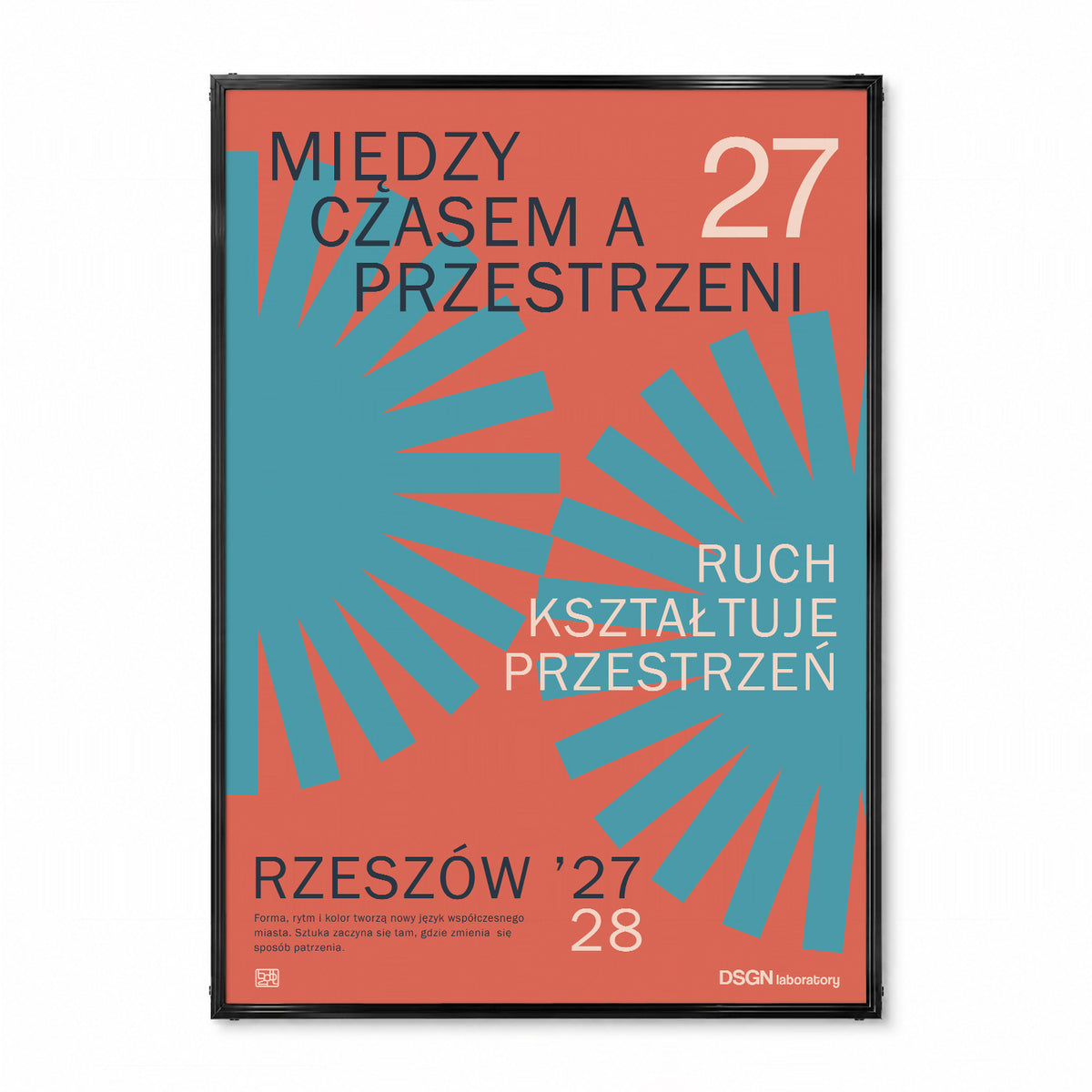 「MIĘDZY CZASEM」グラフィックアートポスター