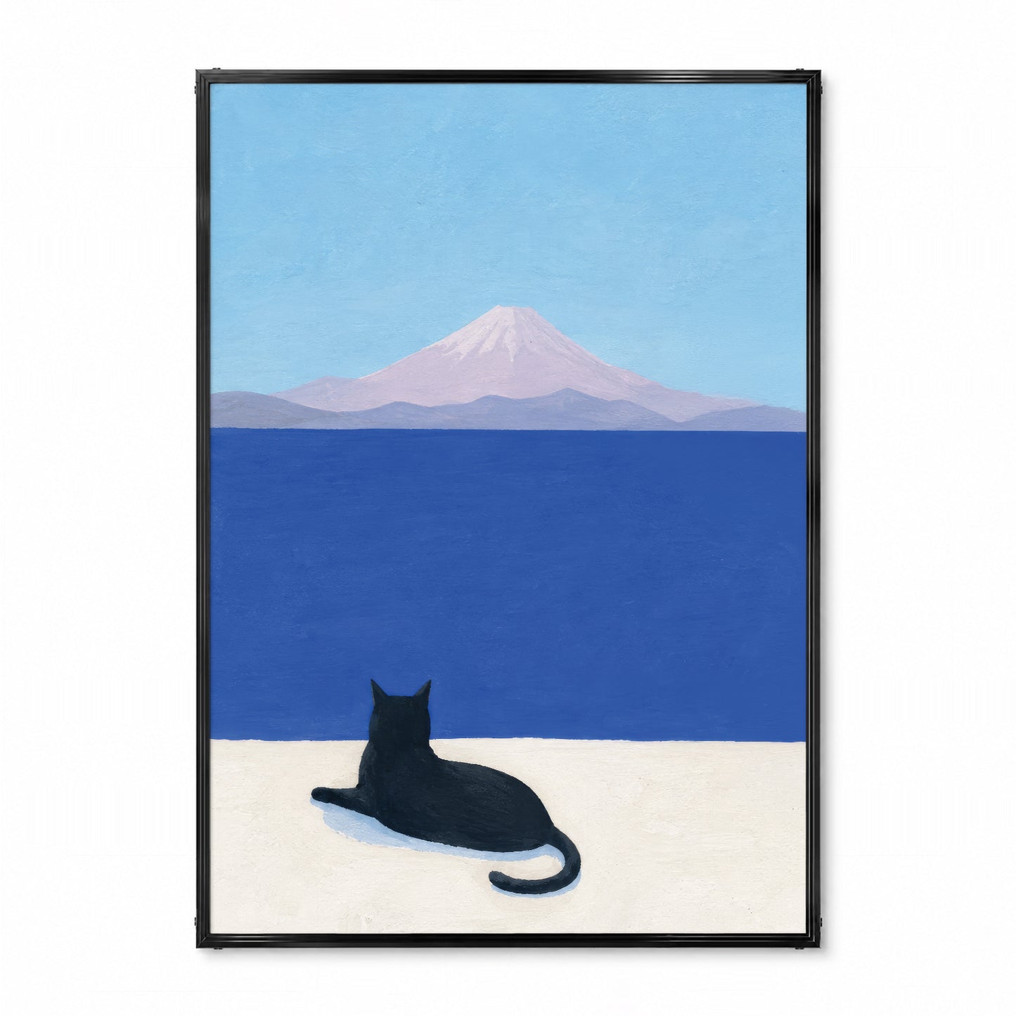 「Cat & Fuji」キャットアートポスター